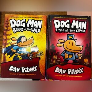 Dog Man Book Bundle - Brawl of the Wild & A Tale of Two Kittens